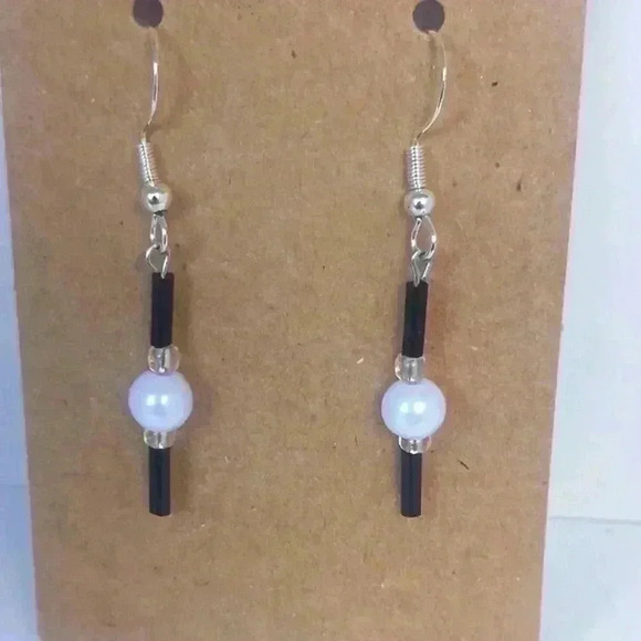 925 handmade beaded earrings - Picture 1 of 3
